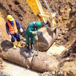 Alcaldia de Chia gobernacion y otras entidades trabajan para mitigar dano en tubo matriz