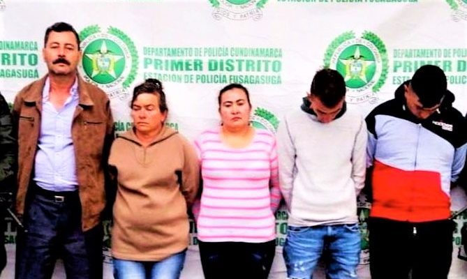 Asegurados presuntos integrantes de la banda Los Pachines
