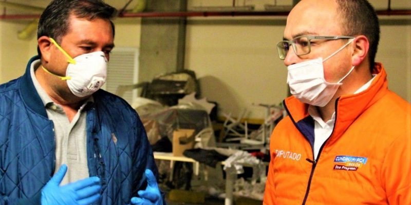 El alcalde Ramirez y el diputado Rojas una alianza a favor de familias vulnerables por el covid 19