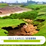 Emergencia en Chia por la ruptura de un tubo madre debido al sismo de la madrugada de hoy