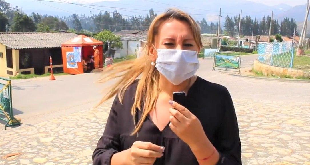 Restringido acceso al municipio de Suesca