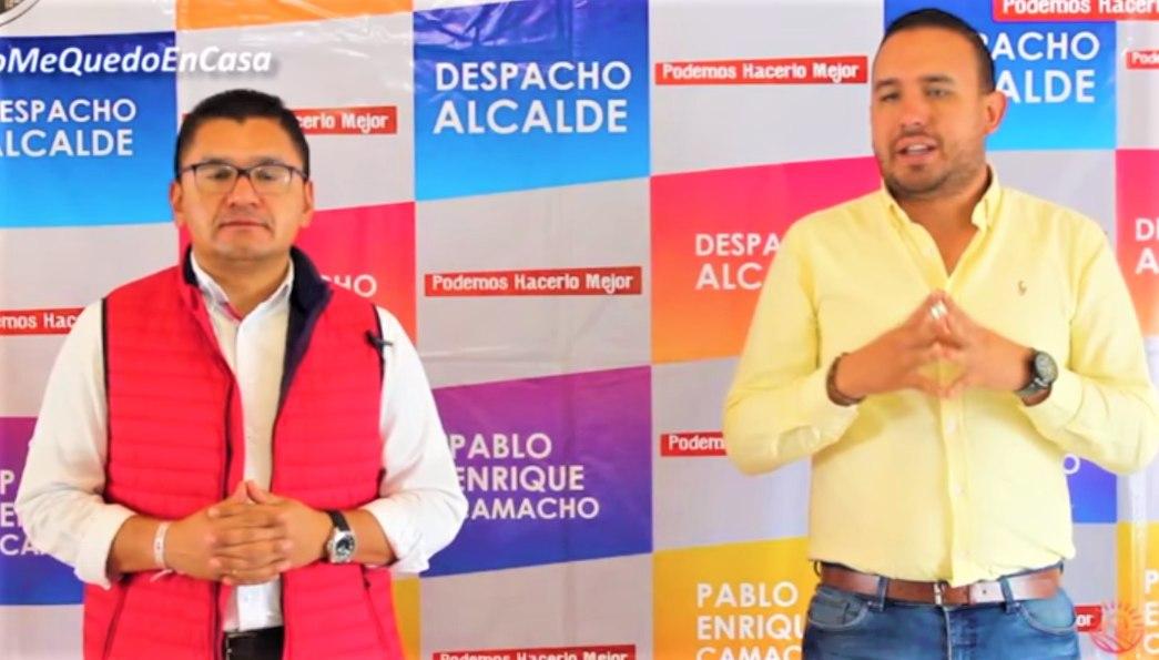 Alcaldia de Tabio organiza listado de familias muy necesitadas para entregarles auxilios
