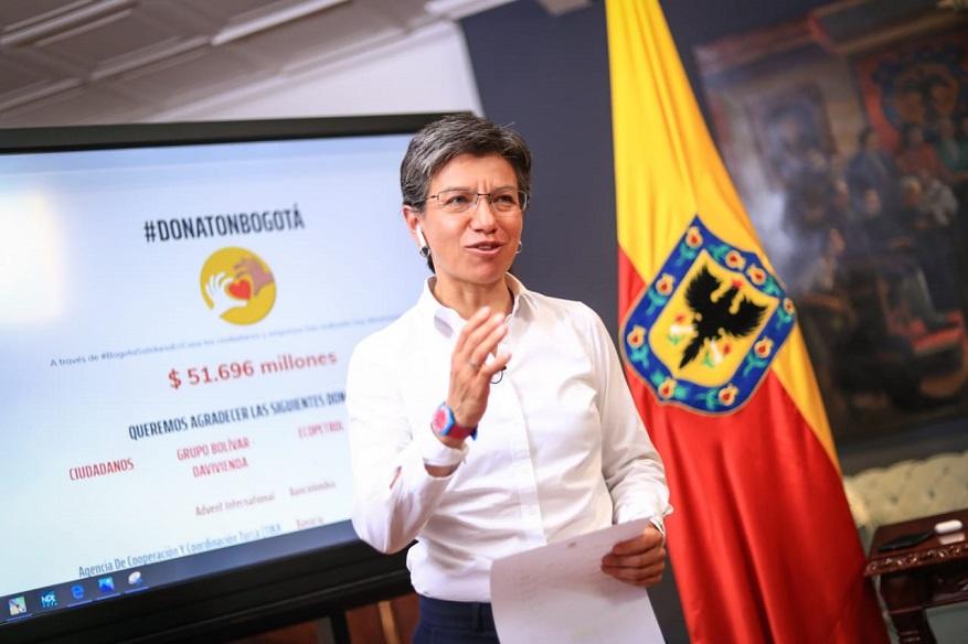 Donaton Bogota la mas alta de la historia del pais