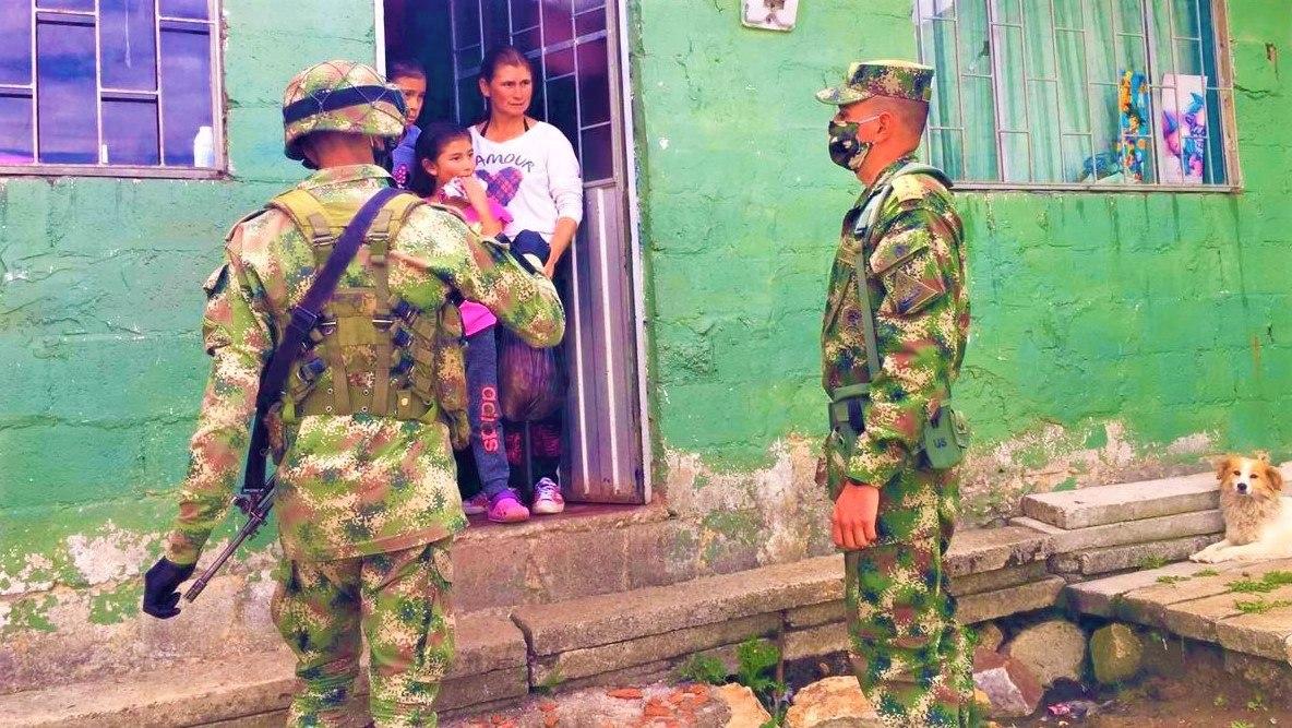 Ejercito Nacional apoya labores de seguridad y solidaridad en Cundinamarca