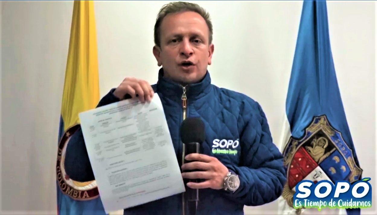 Alcalde de Sopo precisa frente a denuncia sobre presunta corrupcion