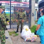 Brigada 13 acompana a los habitantes del municipio de Gutierrez en su reactivacion social
