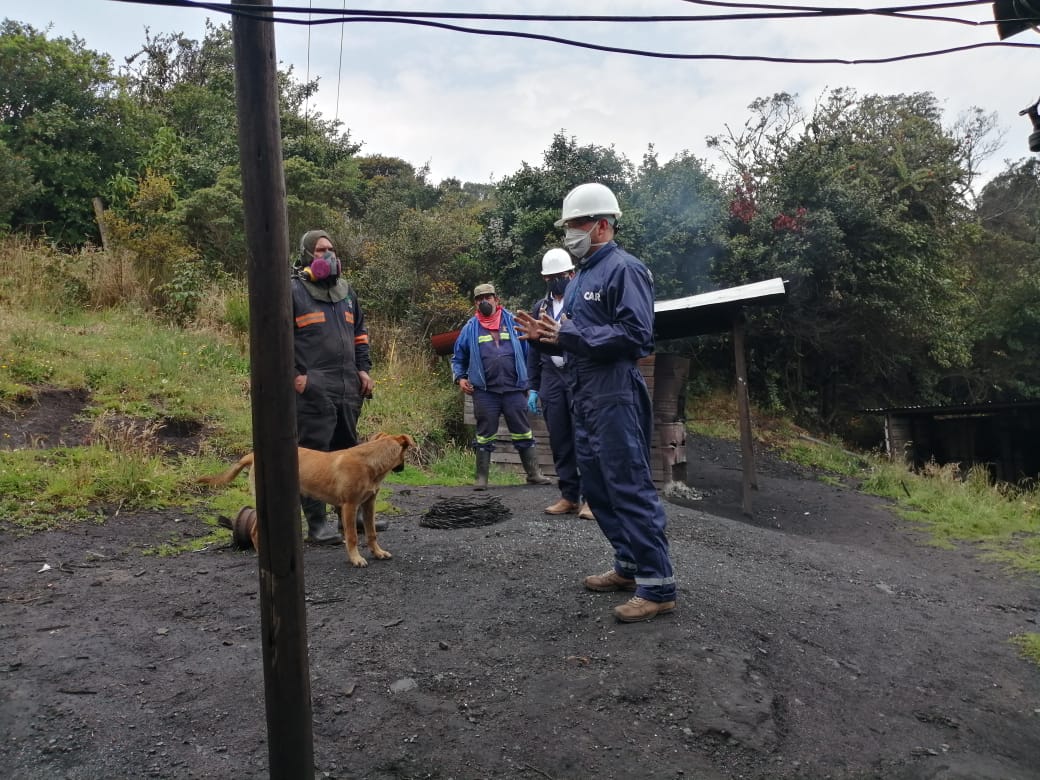 La CAR suspendio explotacion ilegal minera en zona de paramo de Lenguazaque