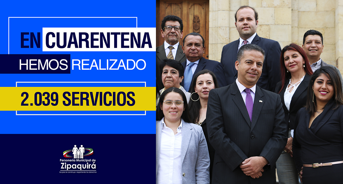 En epoca de cuarentena la Personeria de Zipaquira continua garantizando los derechos humanos 1