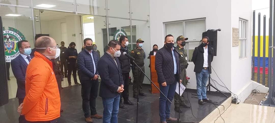 Inaugurada la Subestacion de Policia del Barrio San Juanito en Zipaquira1