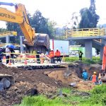 Nuevamente Chia en emergencia por ruptura de tubo matriz de agua potable