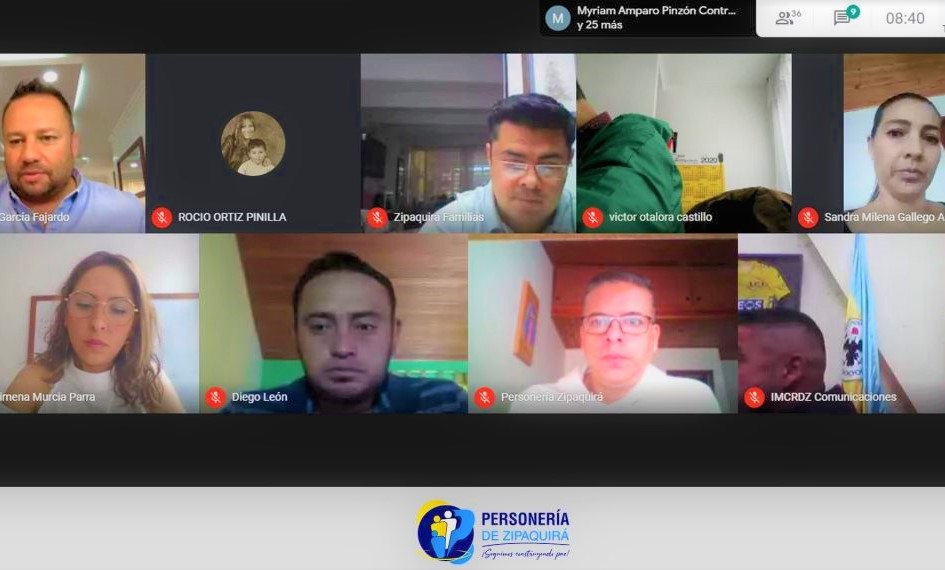 Personero de Zipaquira presente en la primera sesion del Consejo Municipal de Politica Social
