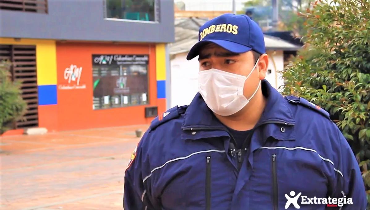 Se presento un incendio en una vivienda de la vereda San Jorge