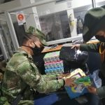Ejercito incauto 12 kilos de marihuana en Cundinamarca