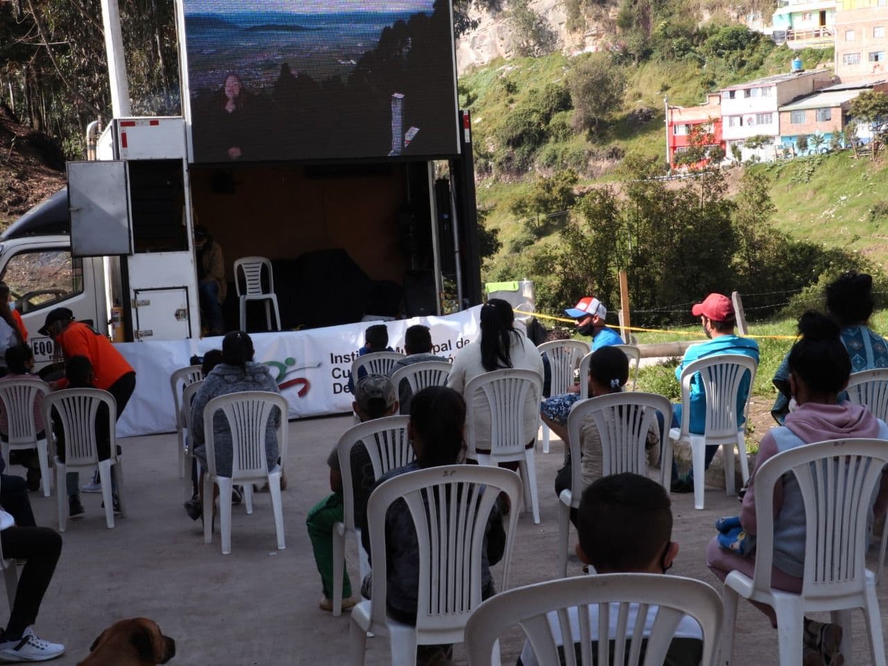Cine movil de la Sal llega a Zipaquira 2
