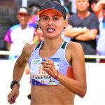 Carolina Tabares por la defensa de su titulo en la San Silvestre de Chia