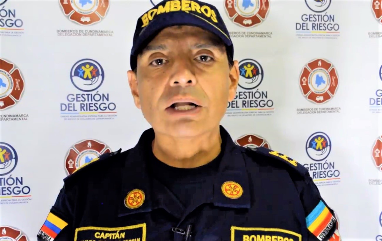 Bomberos Cundinamarca adelantan campanas de autocuidado contra la pandemia