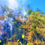 Ejercito Nacional apoya mitigacion de incendio en Cundinamarca