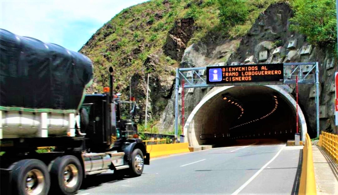 Hoy 14 y el 20 de enero se realizaran cierres en el tunel Sumapaz