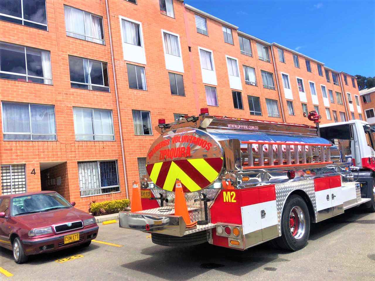 Se presento un incendio en apartamento del Conjunto Hacienda San Rafael