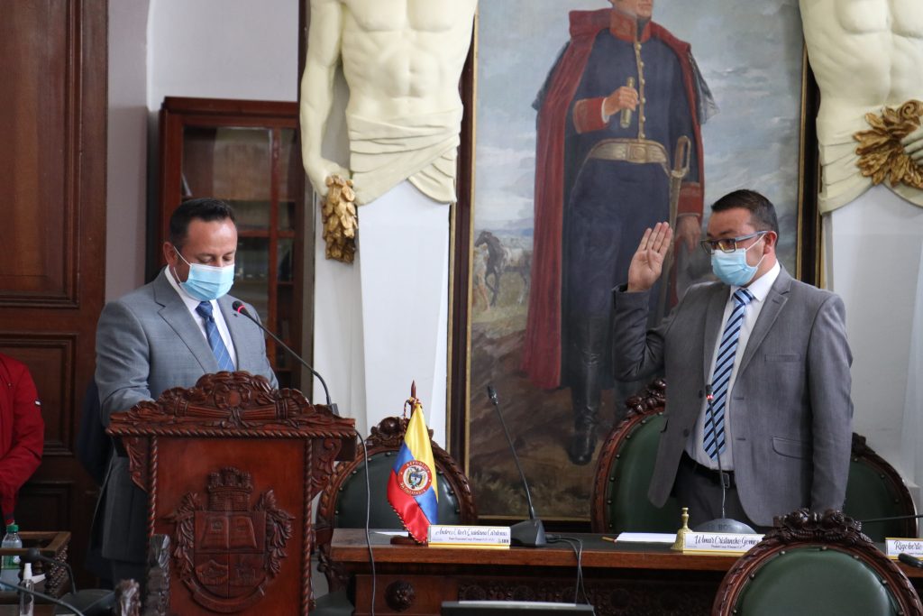 Alcalde de Zipaquira instalo las sesiones del Concejo en su primer periodo ordinario 20212