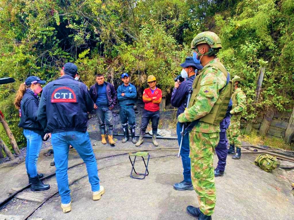Cinco capturados por mineria ilegal en Villapinzon