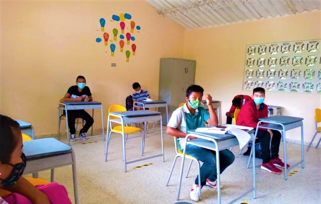 Cundinamarca inicio alternancia academica con seguridad