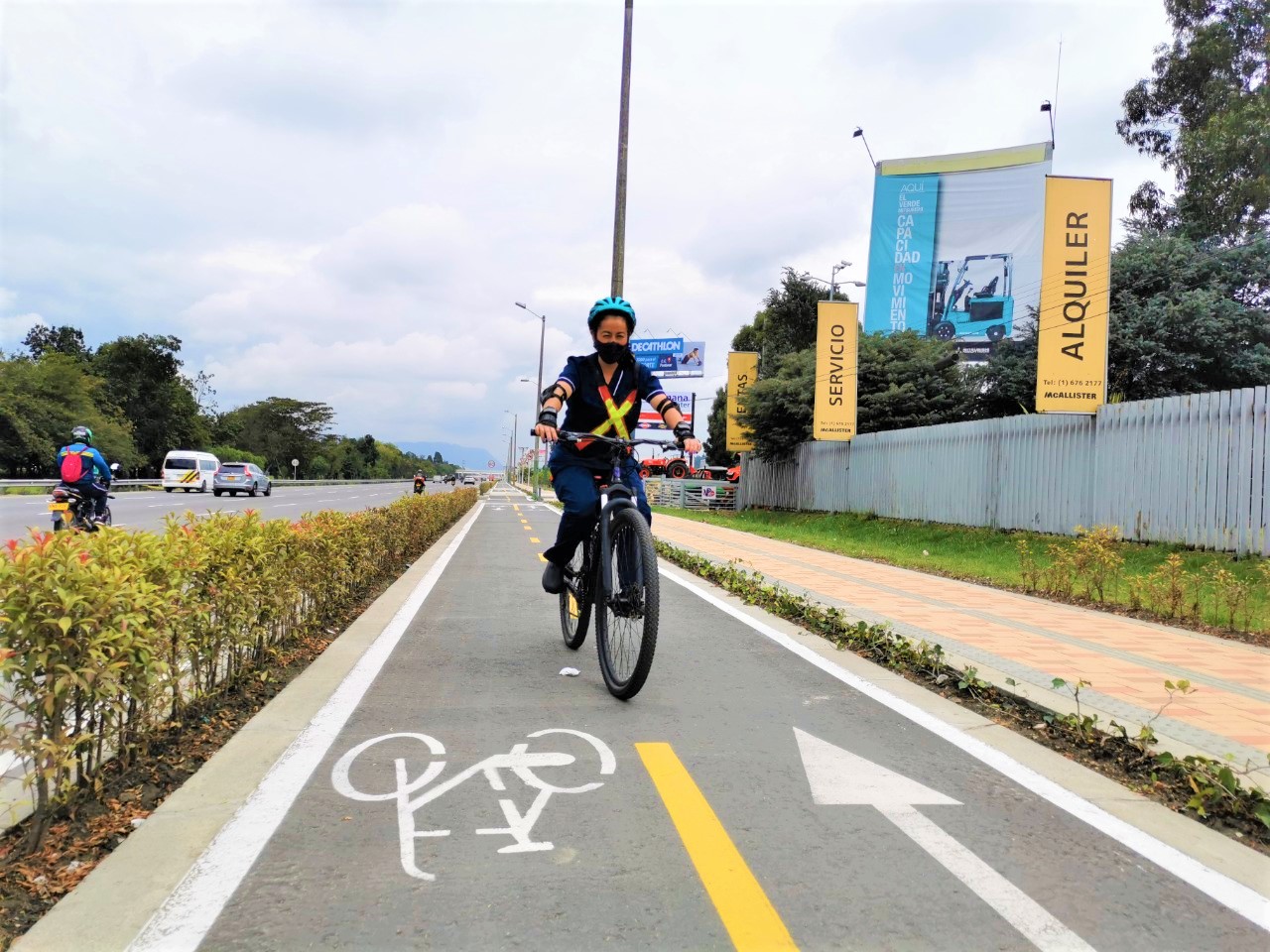 El 57 de los trabajadores del proyecto Accesos Norte a Bogota usan la bicicleta