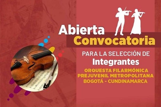 Convocatoria para la Orquesta Filarmonica