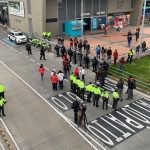 Trabajadores de TransMilenio manifestaron por presuntas irregularidades en sus condiciones laborales