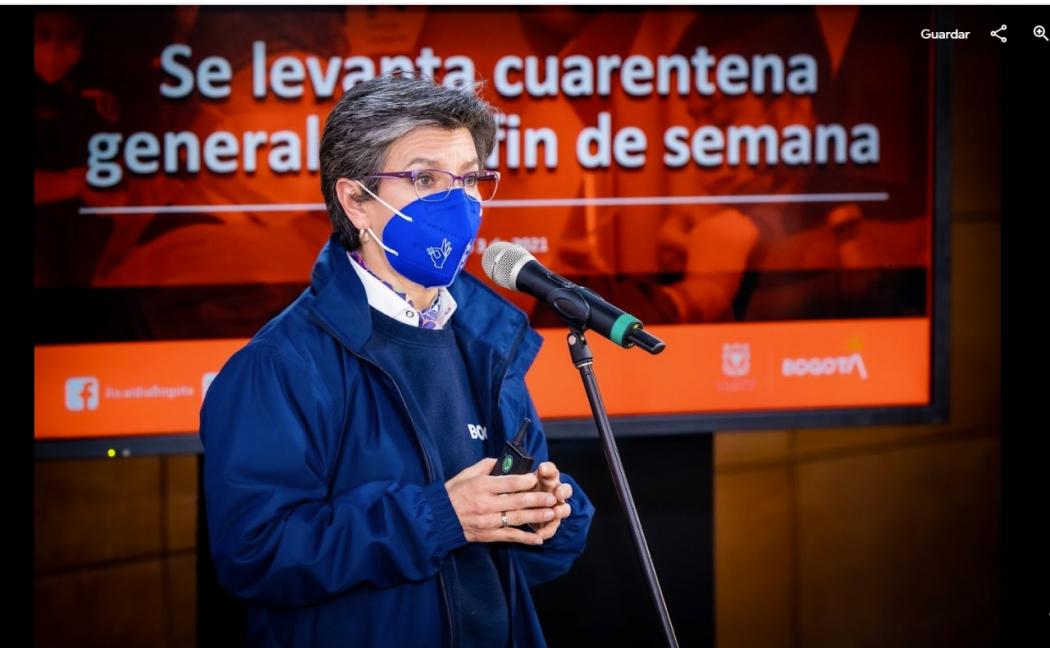 Bogota no tendra cuarentena general el proximo fin de semana