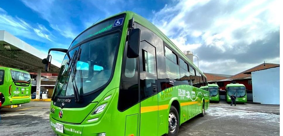 Bogota ya tiene el primer lote de 483 buses electricos