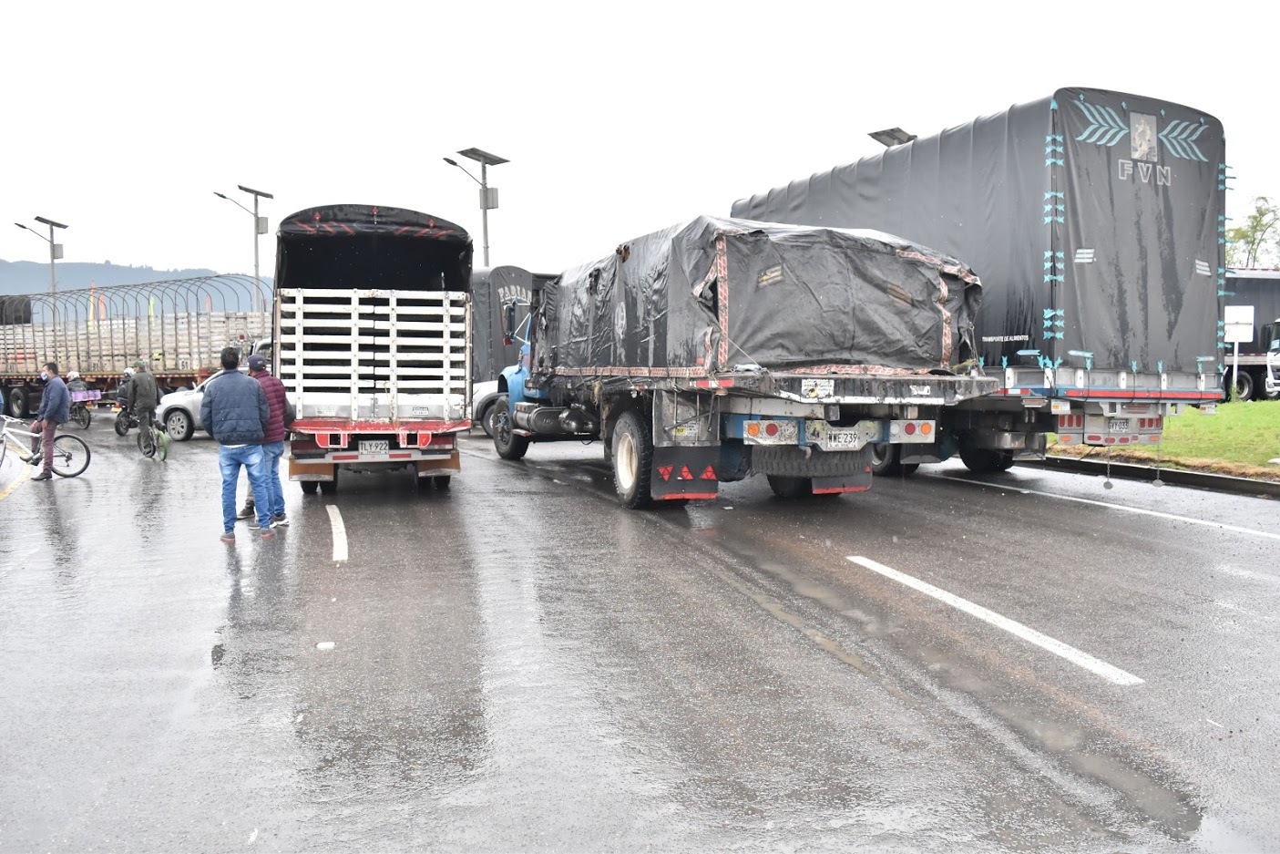Estas son las vias que continuan presentando bloqueos en Cundinamarca