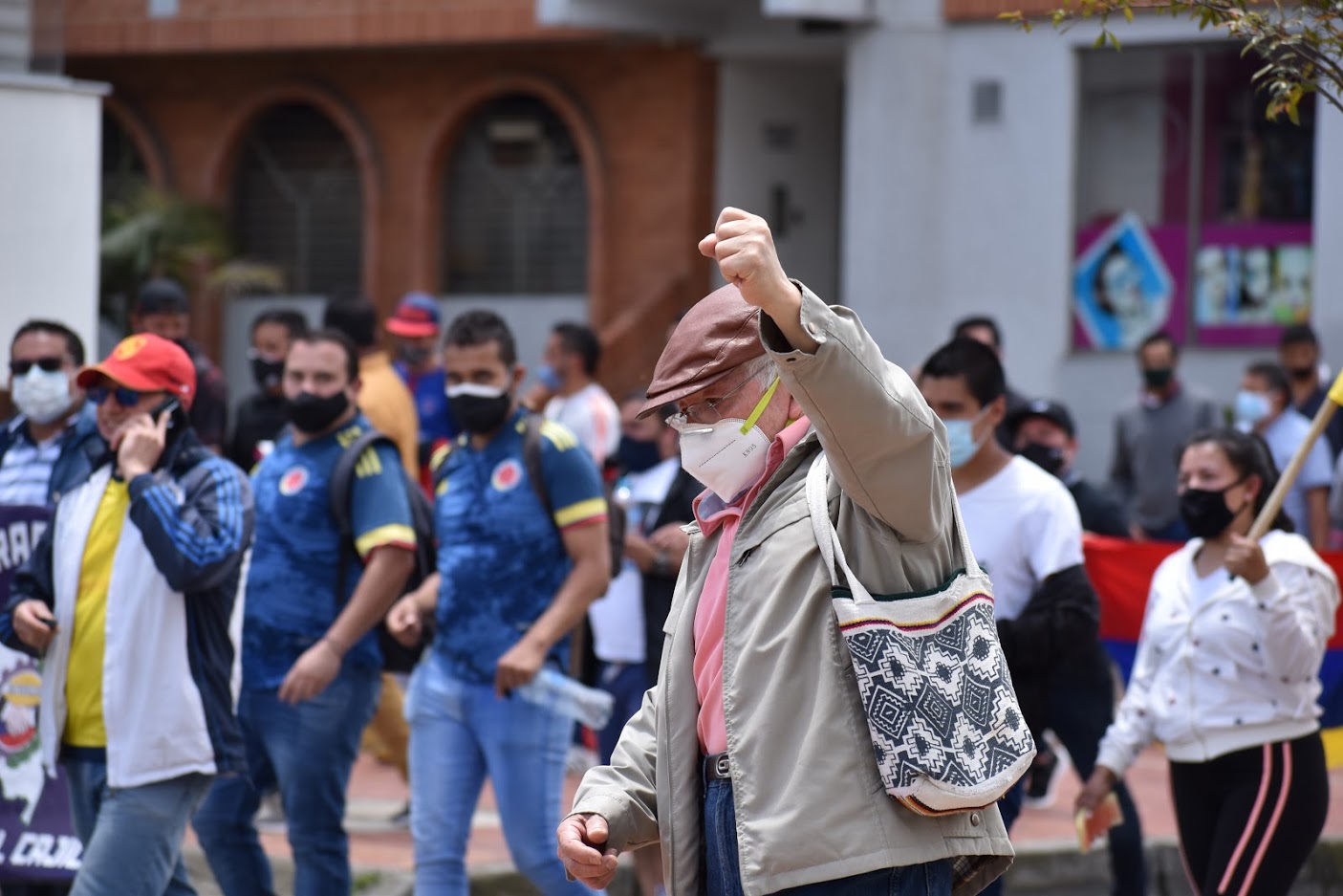 Manifestaciones en Zipaquira han destacado por su civismo
