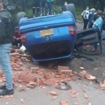 Accidente automovilistico deja un fallecido en la via Zipaquira Ubate