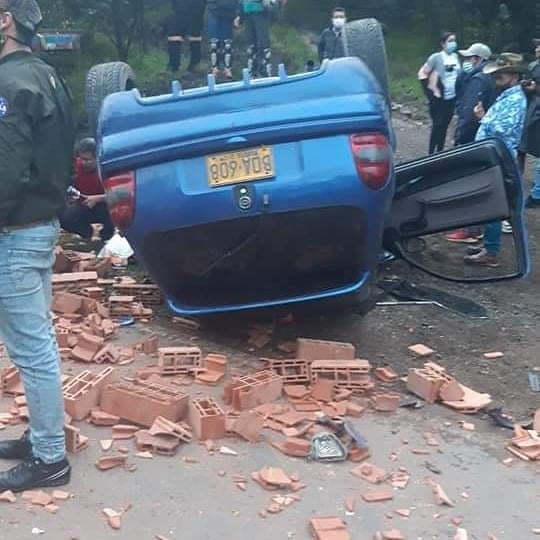 Accidente automovilistico deja un fallecido en la via Zipaquira Ubate