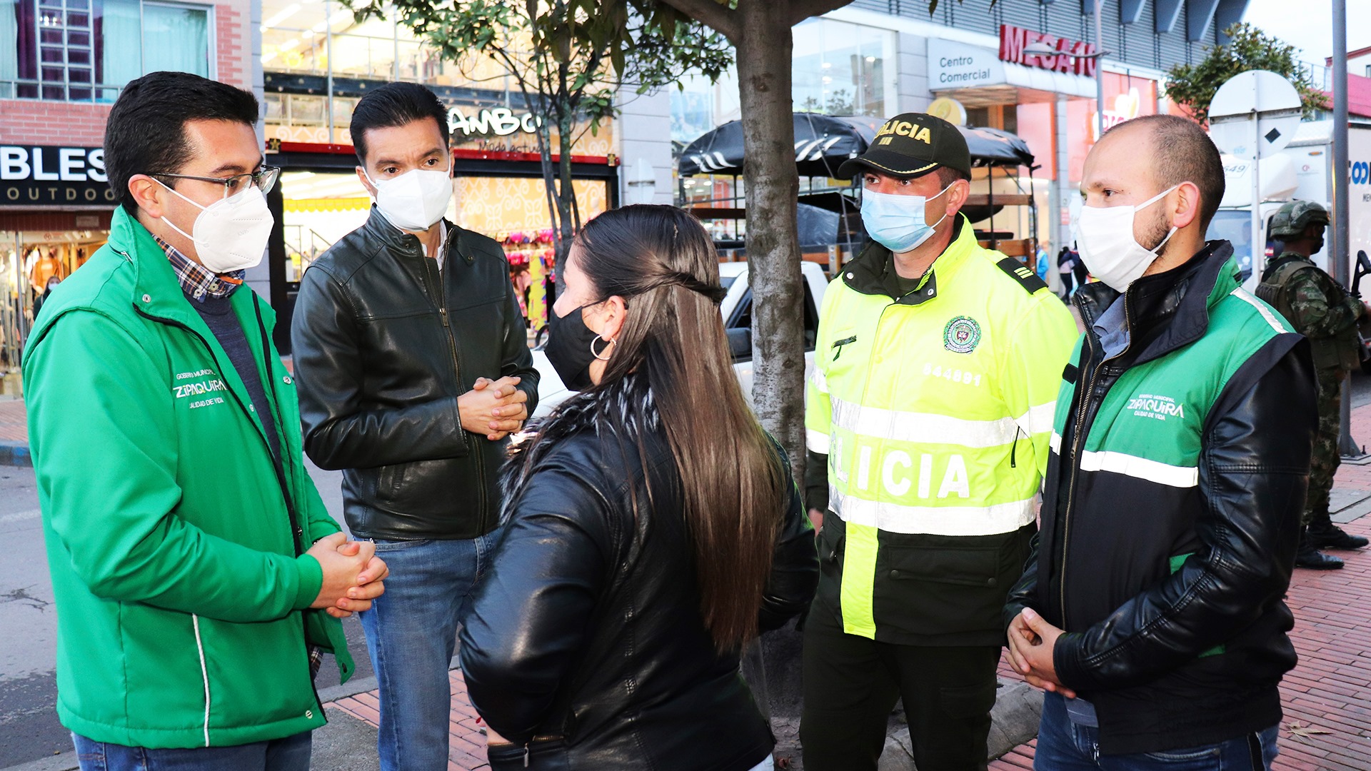 Control migratorio en el espacio publico de Zipaquira
