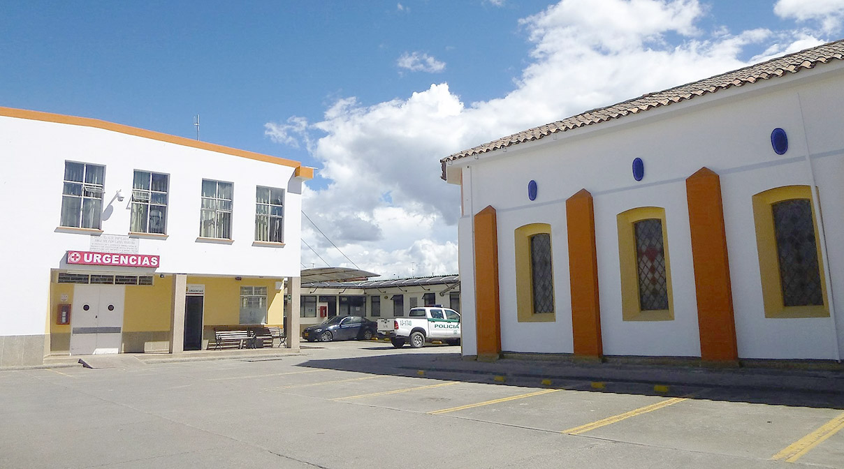 Control politico al Hospital San Antonio de Chia