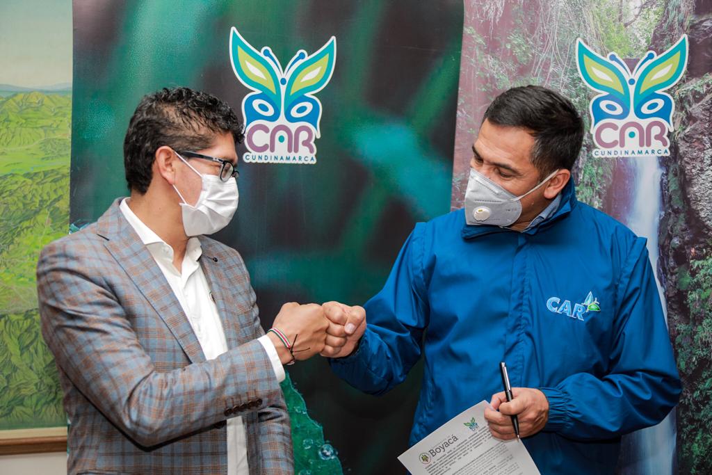 Convenio entre la Car y Gobernacion de Boyaca para la ejecucion de proyectos ambientales