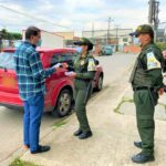 La policia fiscal y aduanera realizo actividades de prevencion contra el covid 19
