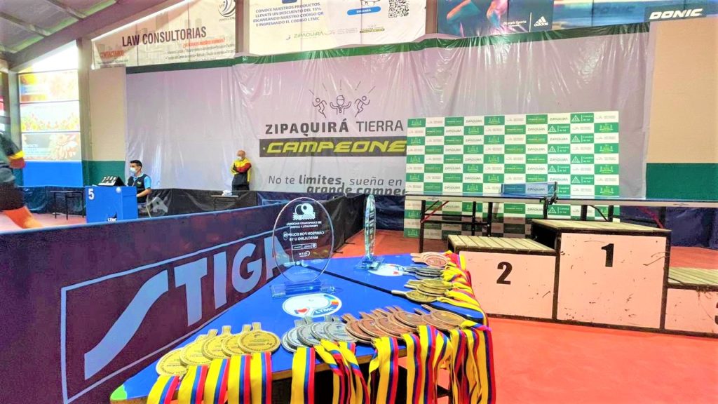 Zipaquira fue epicentro del tenis de mesa en Colombia