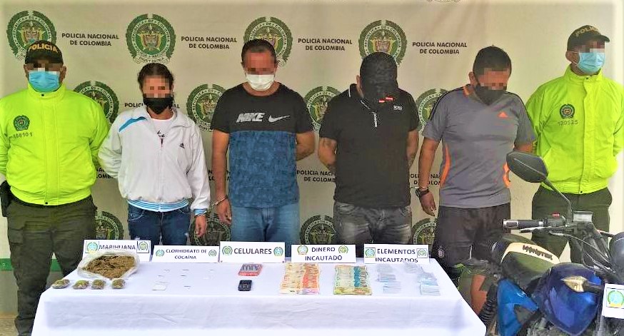 Desarticulado Los Plaza presunto grupo dedicado al trafico de estupefacientes