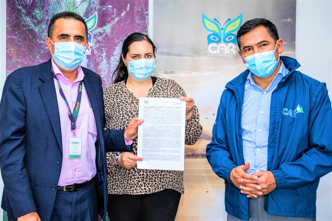 Firman convenio para construccion de PTAR en Villapinzon