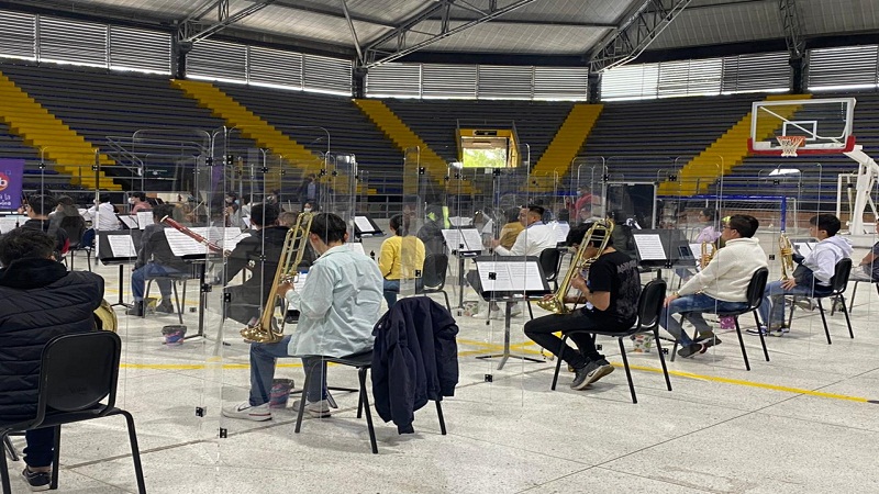 Iniciaron los ensayos presenciales de la Orquesta Prejuvenil Metropolitana Bogota Cundinamarca