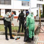 Jornada de recuperacion del espacio publico en el Parque la Esmeralda en Zipaquira