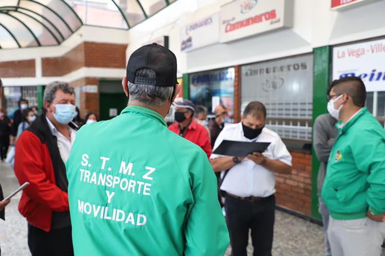 Actividades pedagogicas para conductores del servicio publico de Zipaquira