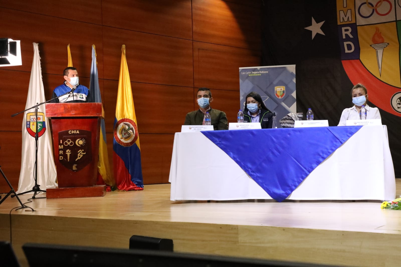 Administracion Municipal de Chia homenajeo a sus atletas Olimpicas 2