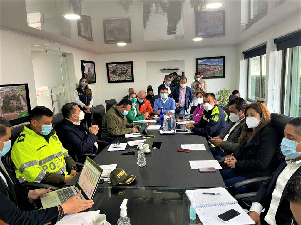 Alcaldes de Sabana Centro establecen acciones contra la delincuencia1