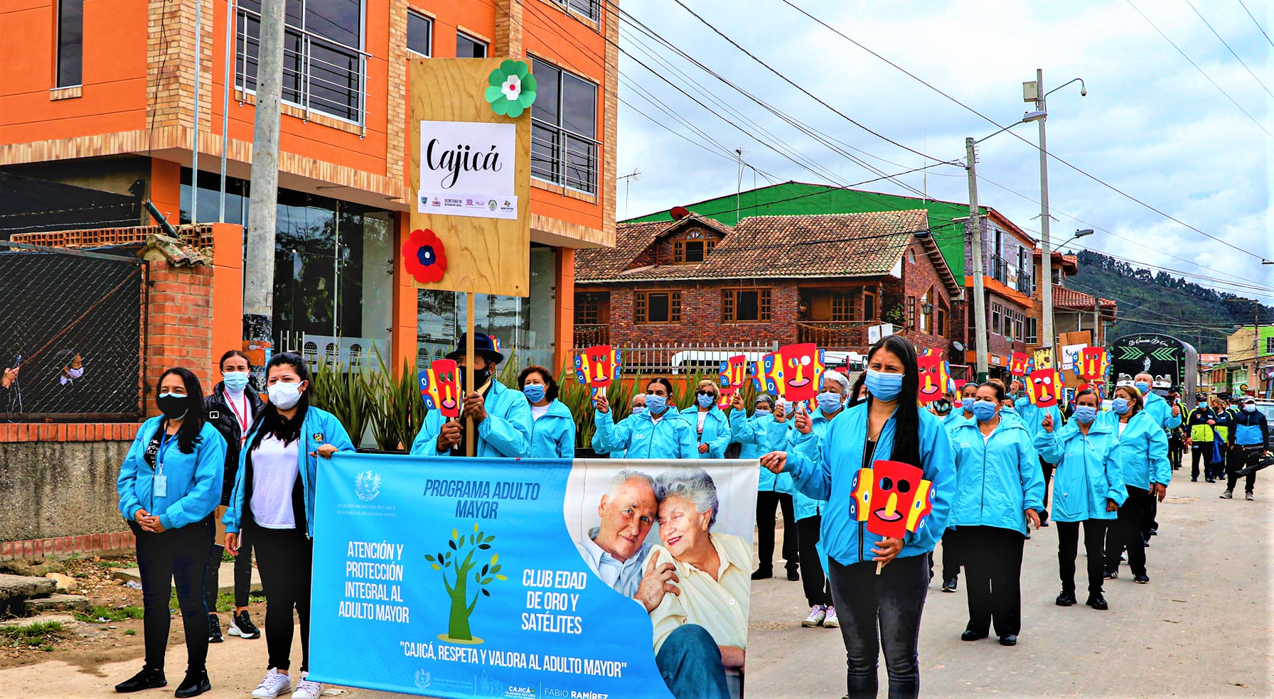 Cajica estuvo en el Encuentro Regional del Adulto Mayor 2