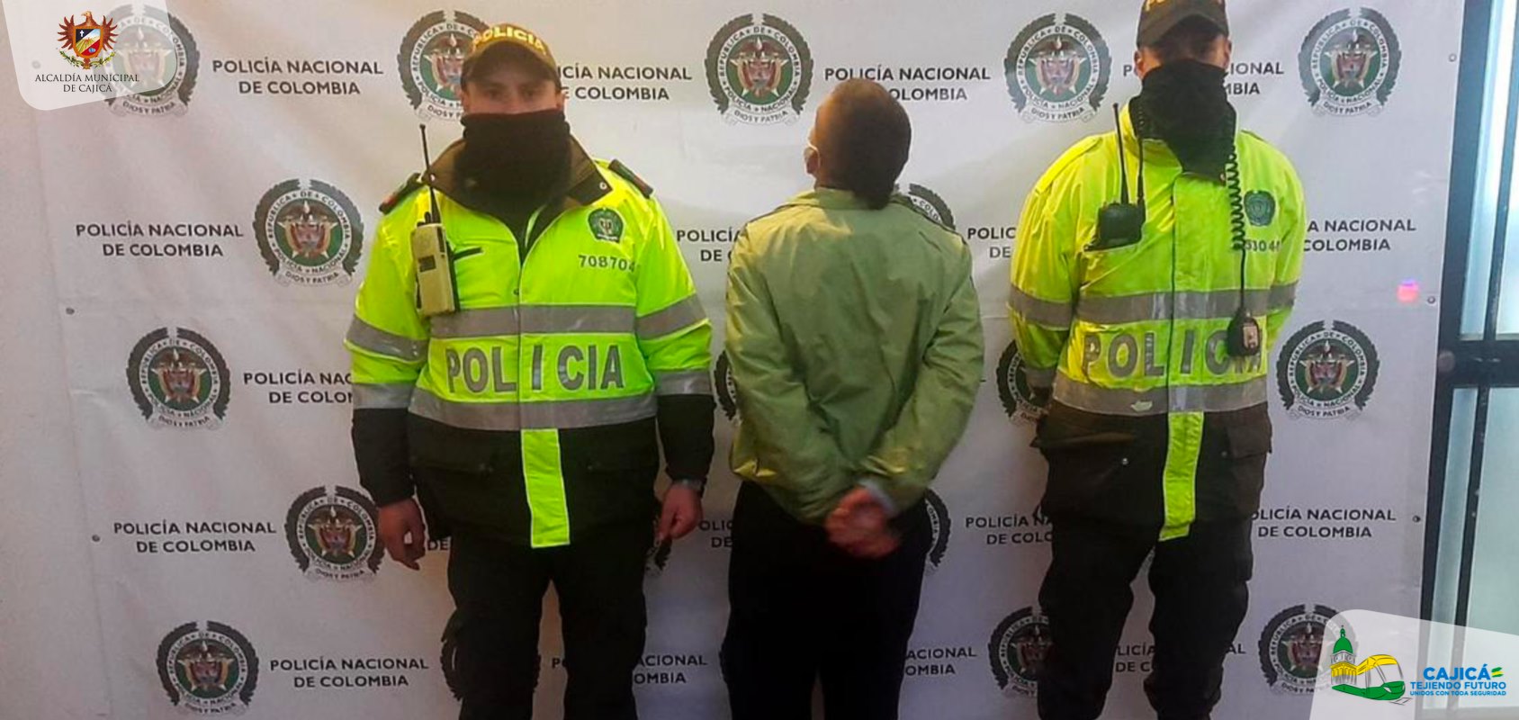 Capturado en flagrancia hombre que hurtaba un establecimiento comercial en Cajica