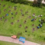 Nueva jornada de reforestacion en Puente Sopo en honor a quienes han fallecido por Covid 19